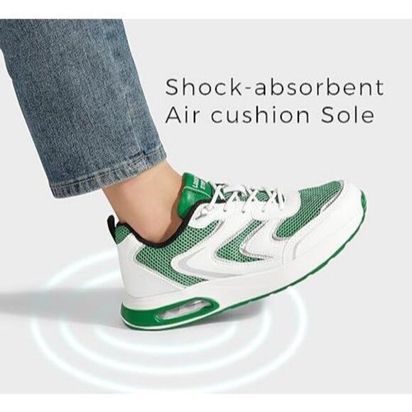 ⚡Women Air Cushion Sneaker Gym Jogging Casual Sparkly Arch Support Walking Shoes - Picture 4 of 5